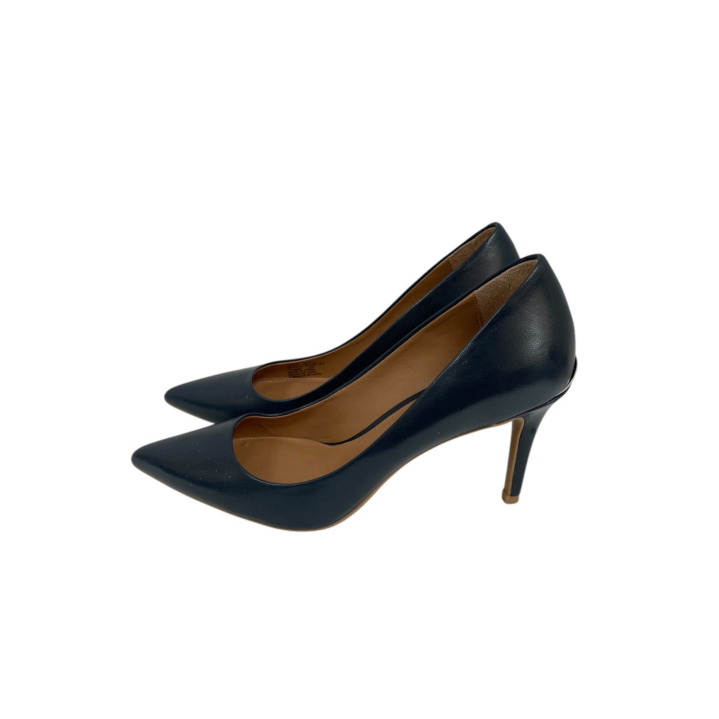 Shoes Heels Stiletto By Calvin Klein In Navy, Size:6.5