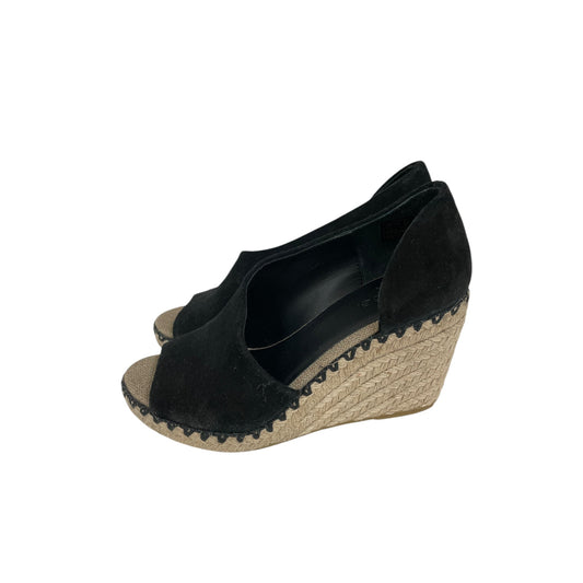 Sandals Heels Wedge By Vince In Black, Size:5