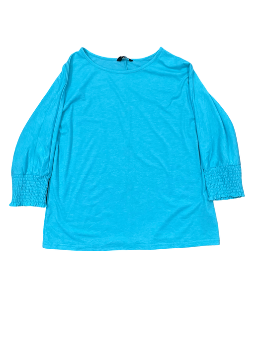 Top 3/4 Sleeve By Dokotoo In Teal, Size:M