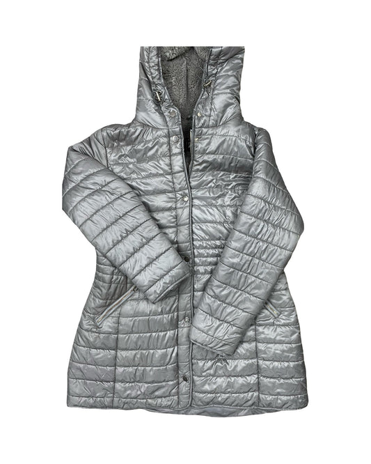 Coat Parka By Roz And Ali In Grey, Size:Xl