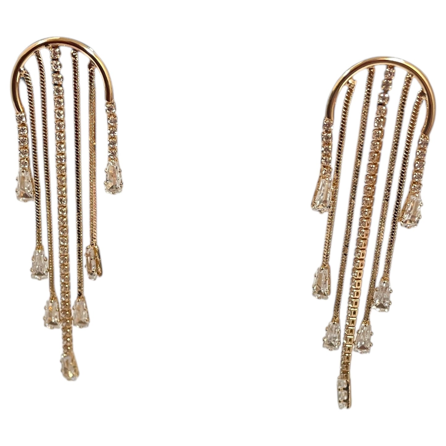 Earrings Dangle/Drop By Anne Klein In Gold