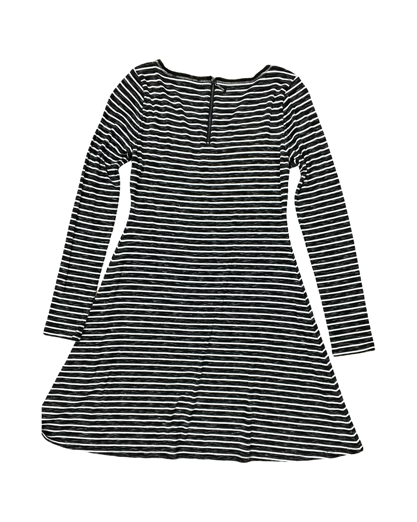 Dress Casual Midi By White House Black Market In Black & White, Size:S