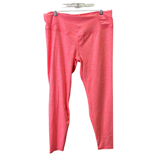 Athletic Leggings By Athleta In Orange, Size:20