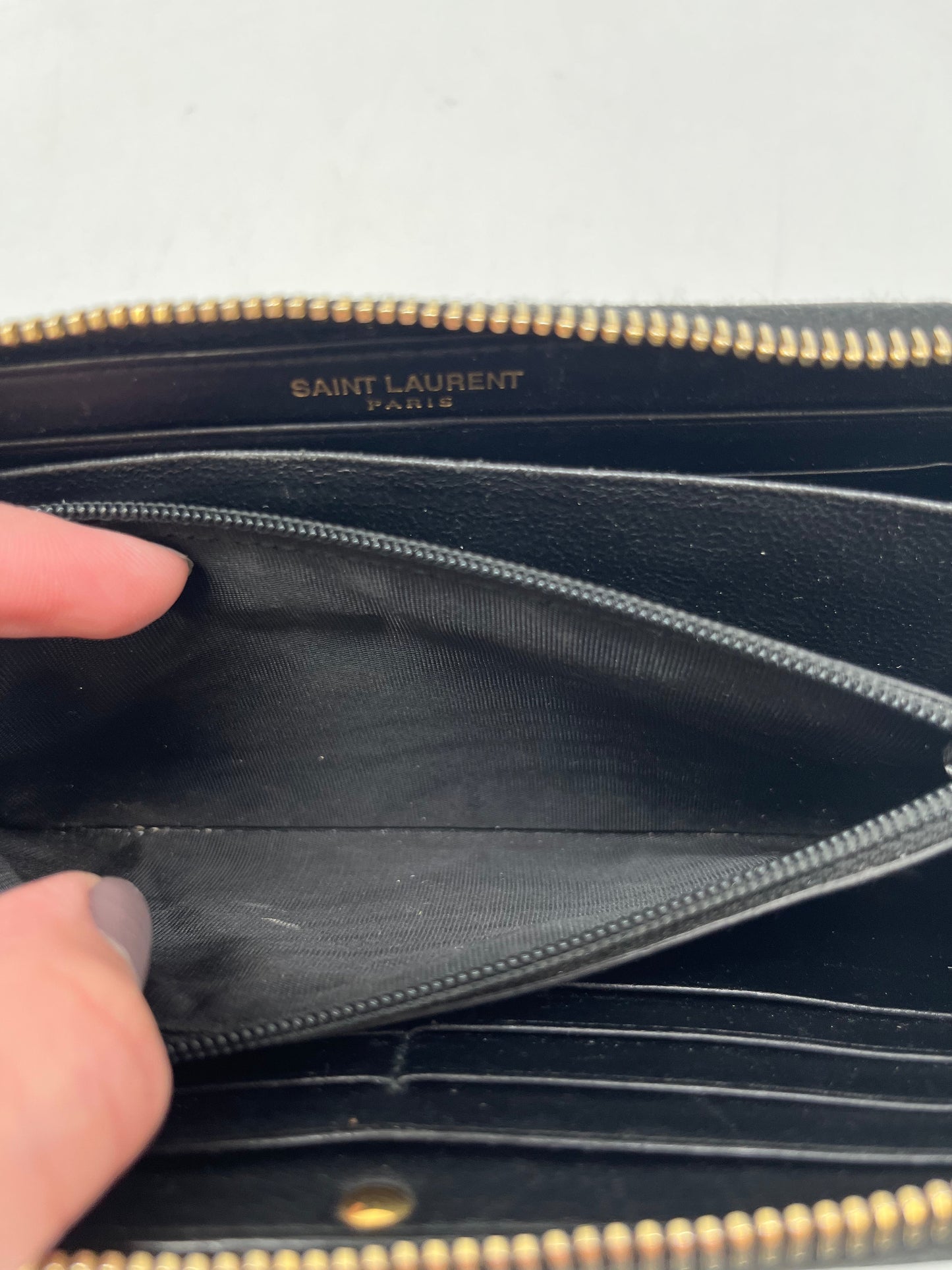Wallet Luxury Designer By Yves Saint Laurent, Size: Large