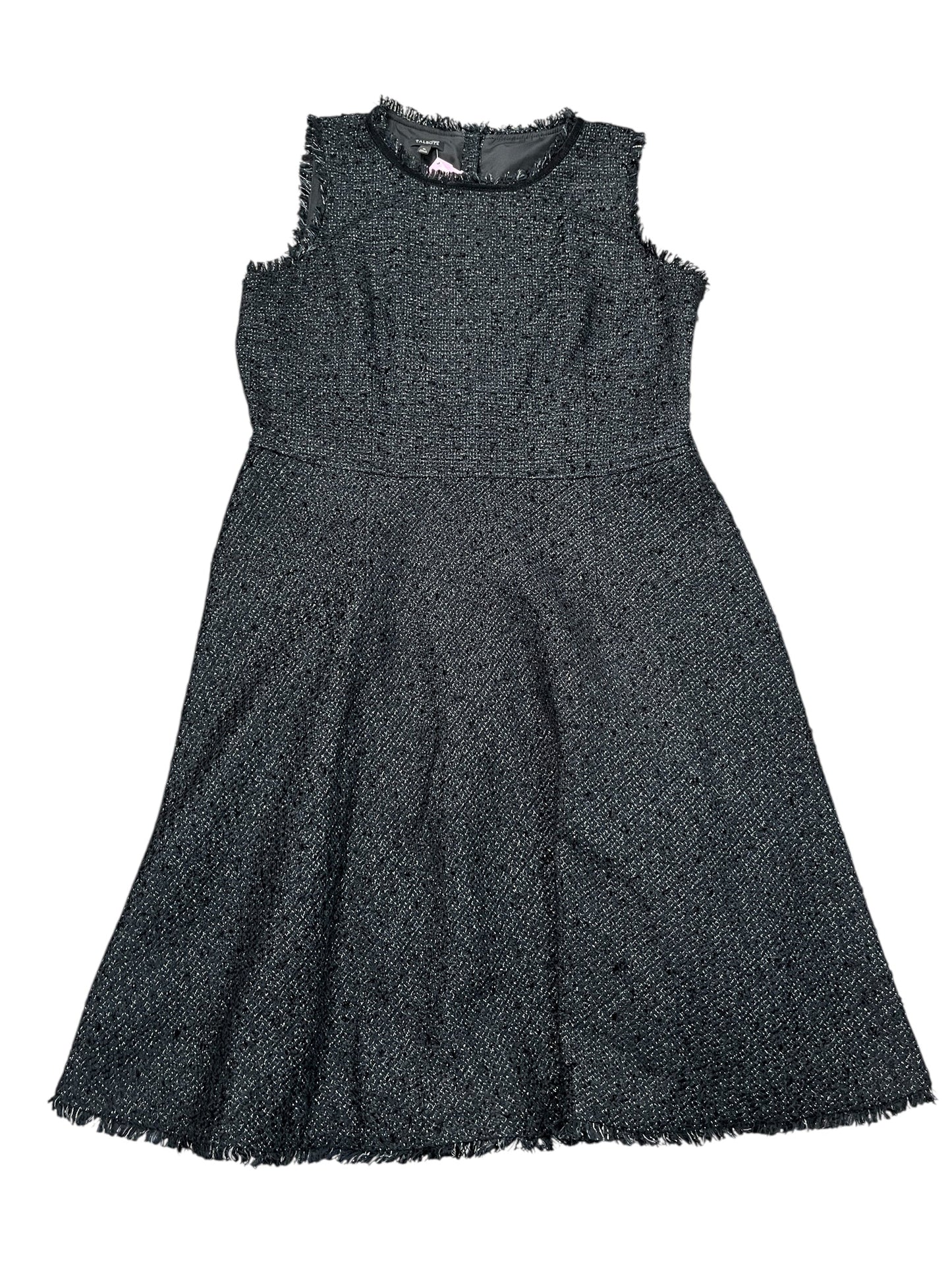 Dress Casual Midi By Talbots In Black, Size:Xl