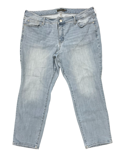 Jeans Cropped By Torrid In Blue Denim, Size:20