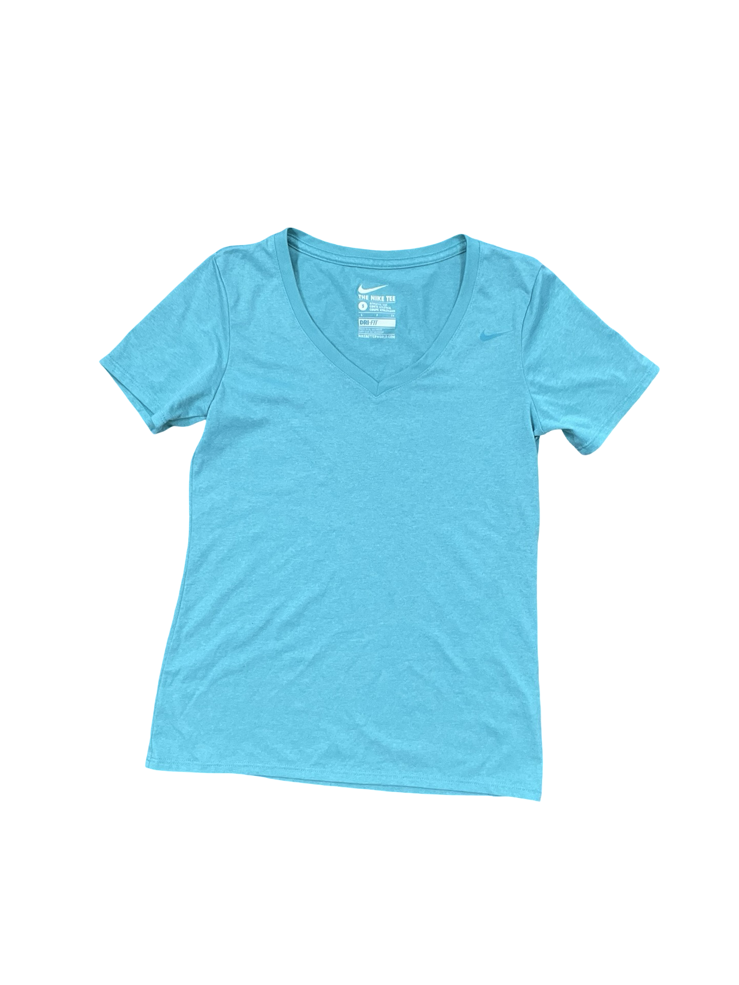 Athletic Top Ss By Nike In Green, Size:S
