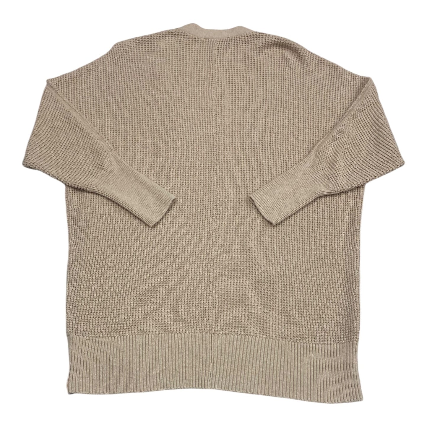 Sweater Cardigan By Express In Tan, Size: M