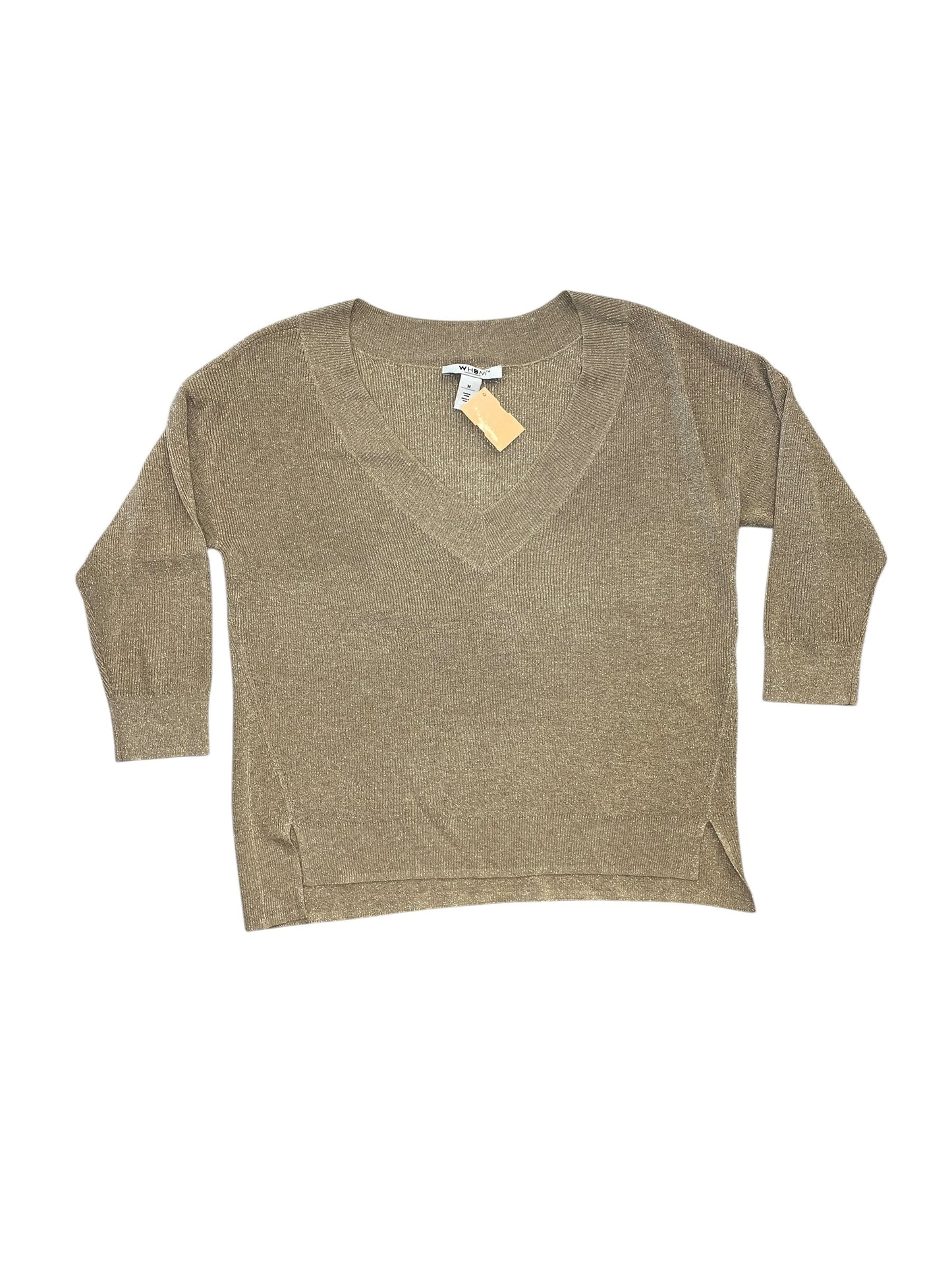 Sweater By White House Black Market In Gold, Size:M