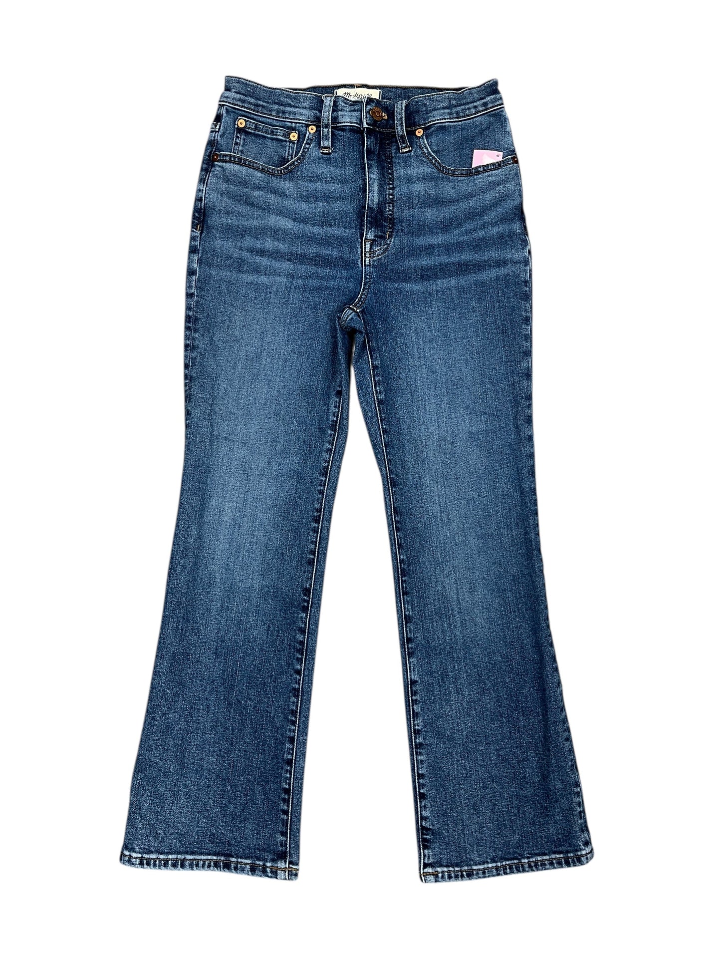 Jeans Boot Cut By Madewell In Blue Denim, Size:4