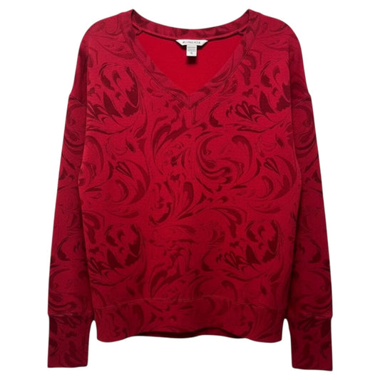 Athletic Top Long Sleeve Crewneck By Athleta In Red, Size: XS