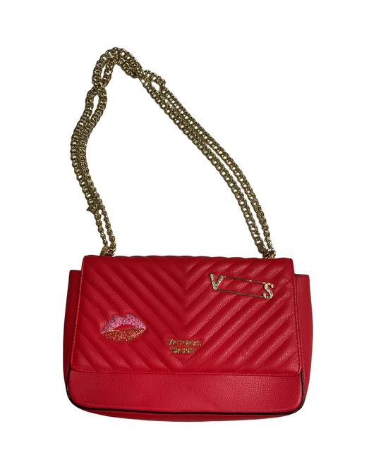 Handbag By Victorias Secret In Red, Size:Medium