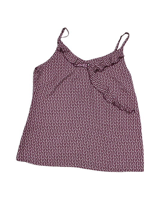 Top Cami By Cabi In Maroon, Size:Xl