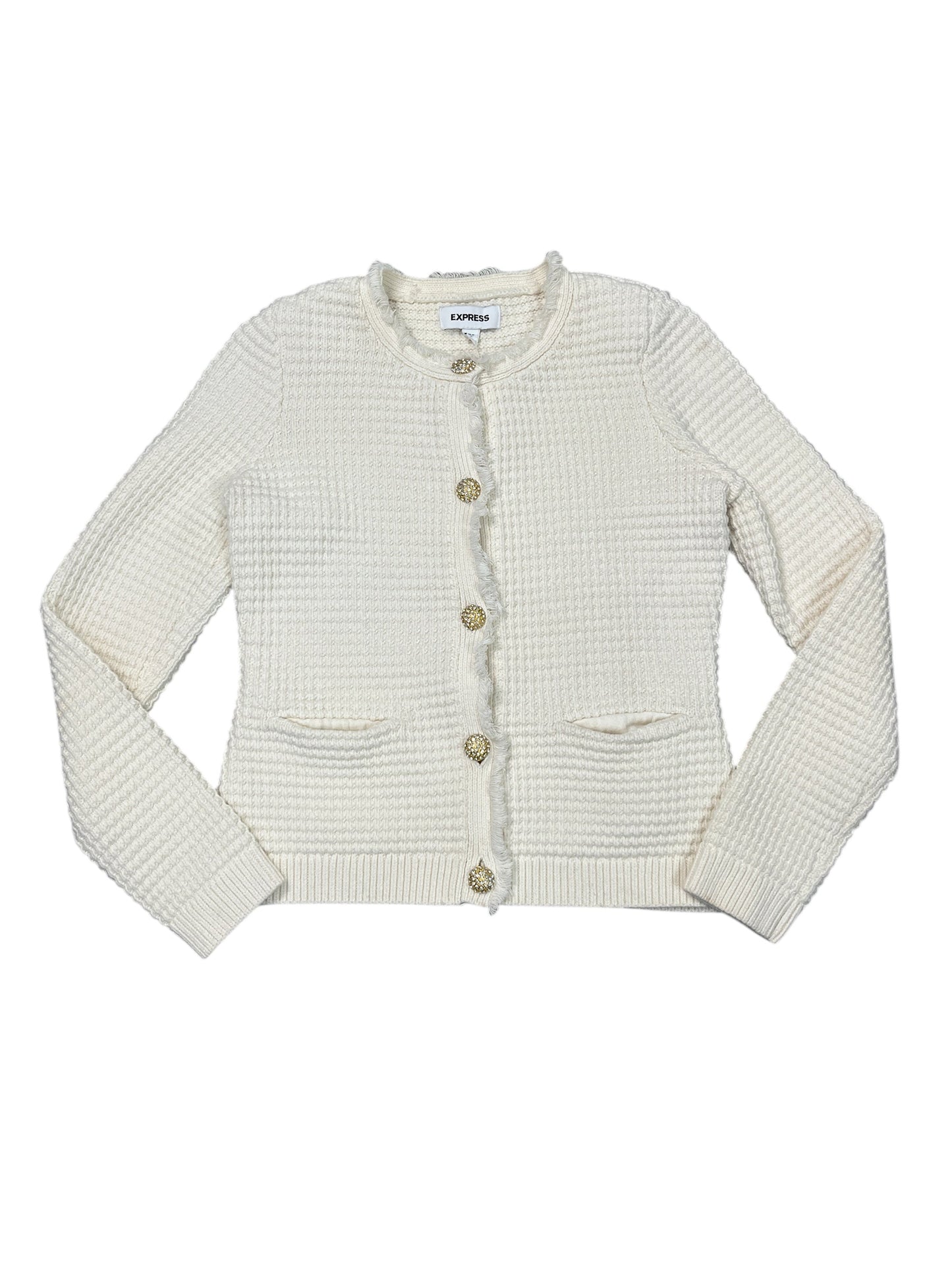 Blazer By Express In Cream, Size:M