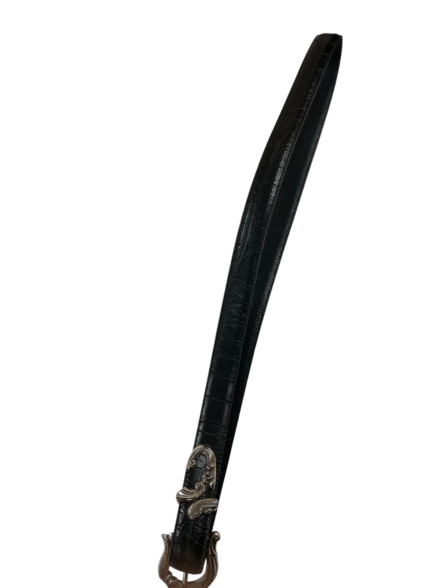 Belt By Coldwater Creek In Black & Silver, Size:Xlarge