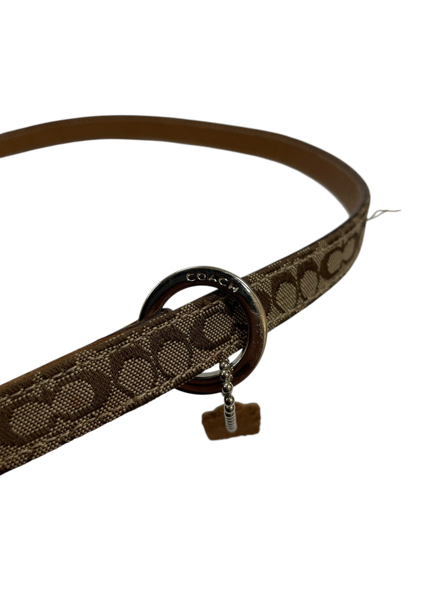Belt Designer By Coach In Tan, Size:Xlarge
