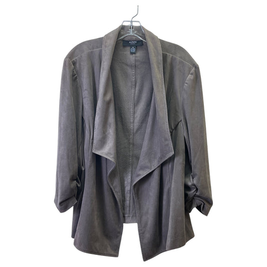 Cardigan By Alfani In Brown, Size:3X