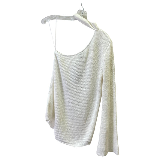 Sweater By Express In White, Size:M