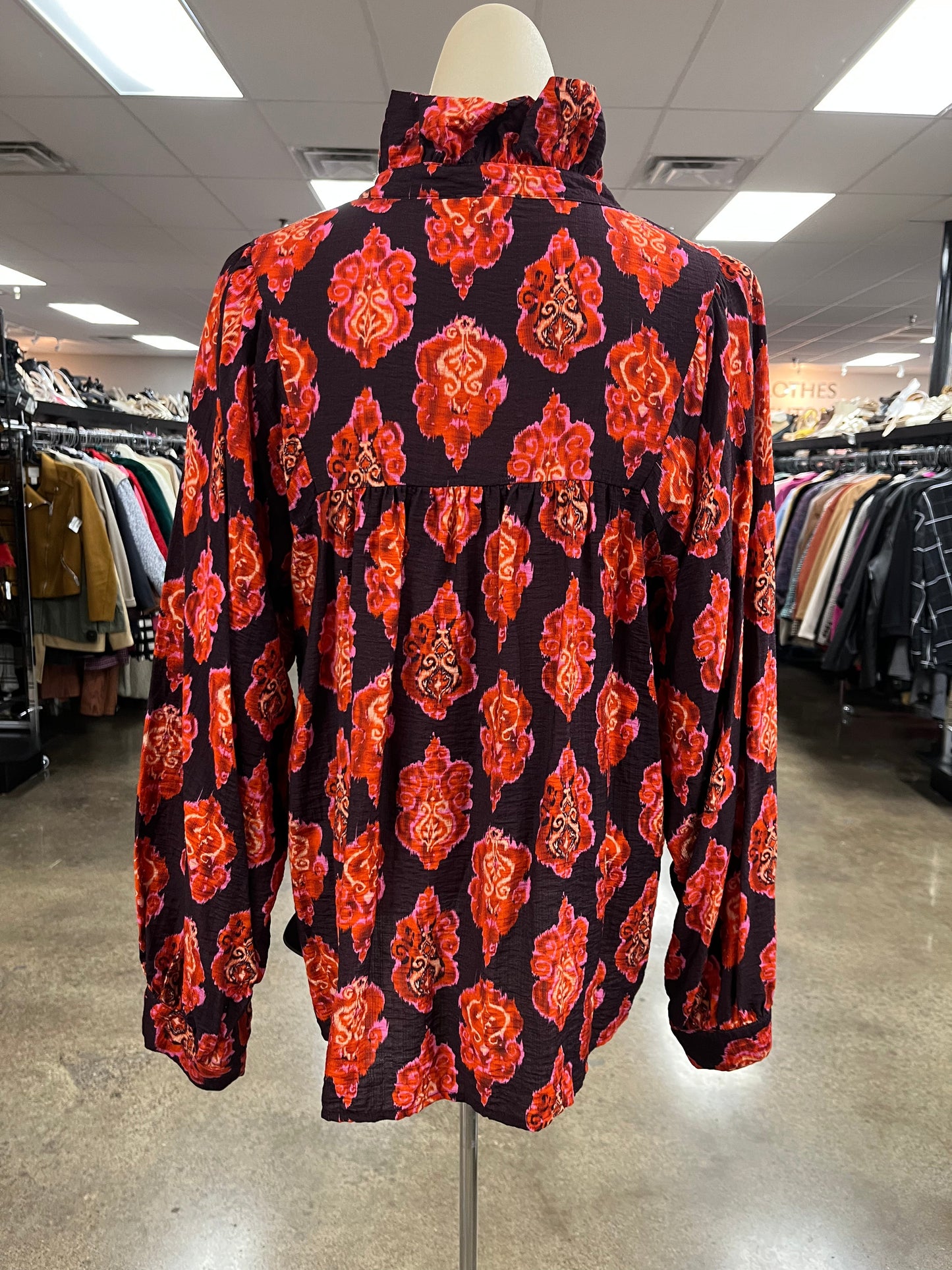 Top Ls By Jodifl In Orange, Size:M