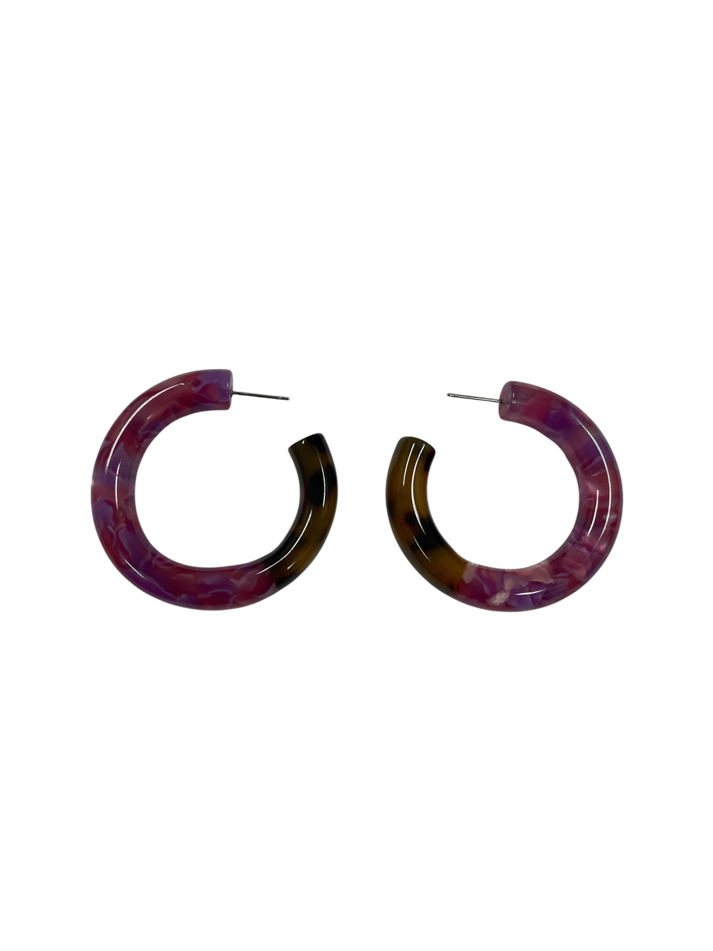Earrings Hoop By Madewell In Purple