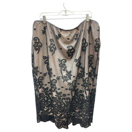 Skirt Maxi By Lane Bryant In Black, Size:24