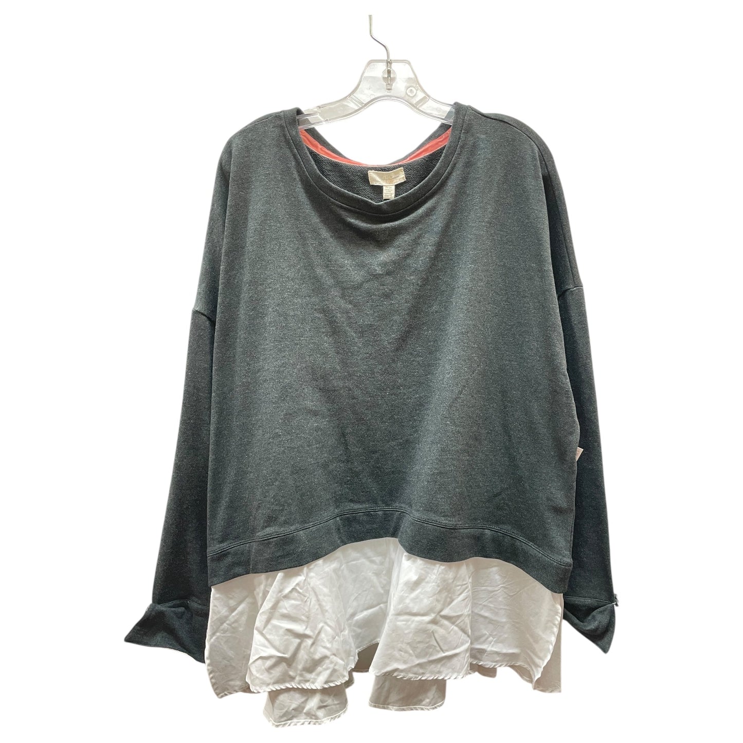 Sweater By Cupio In Grey, Size:2X