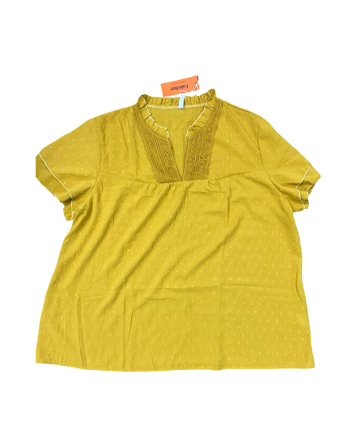 Top Ss By Clothes Mentor In Gold, Size:4X