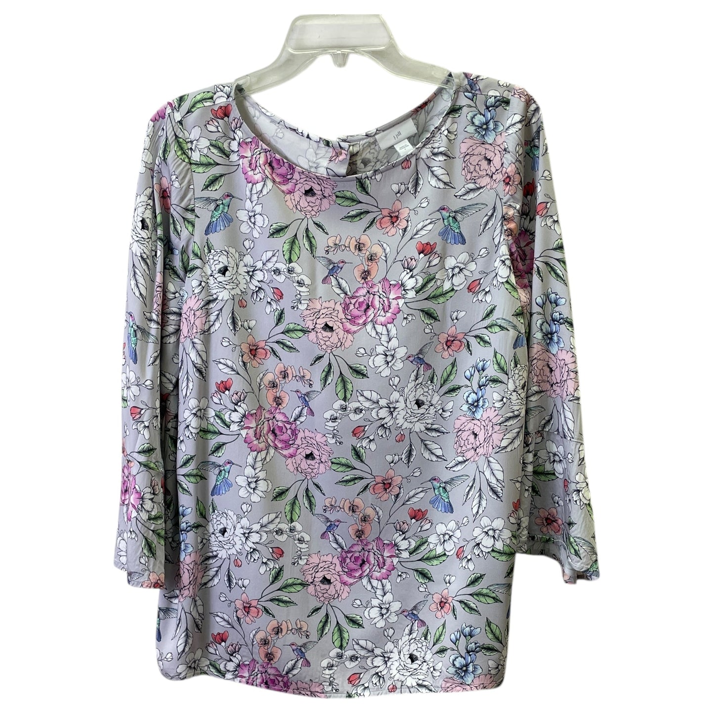 Top Ls By J. Jill In Floral Print, Size:S