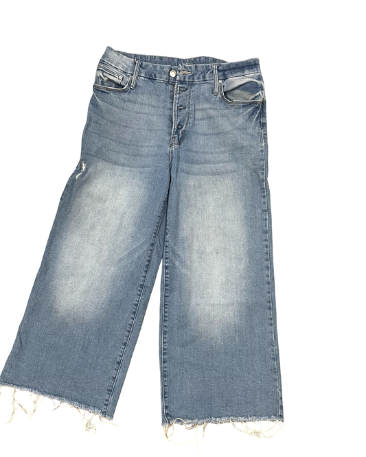 Jeans Cropped By Time And Tru In Blue, Size:12