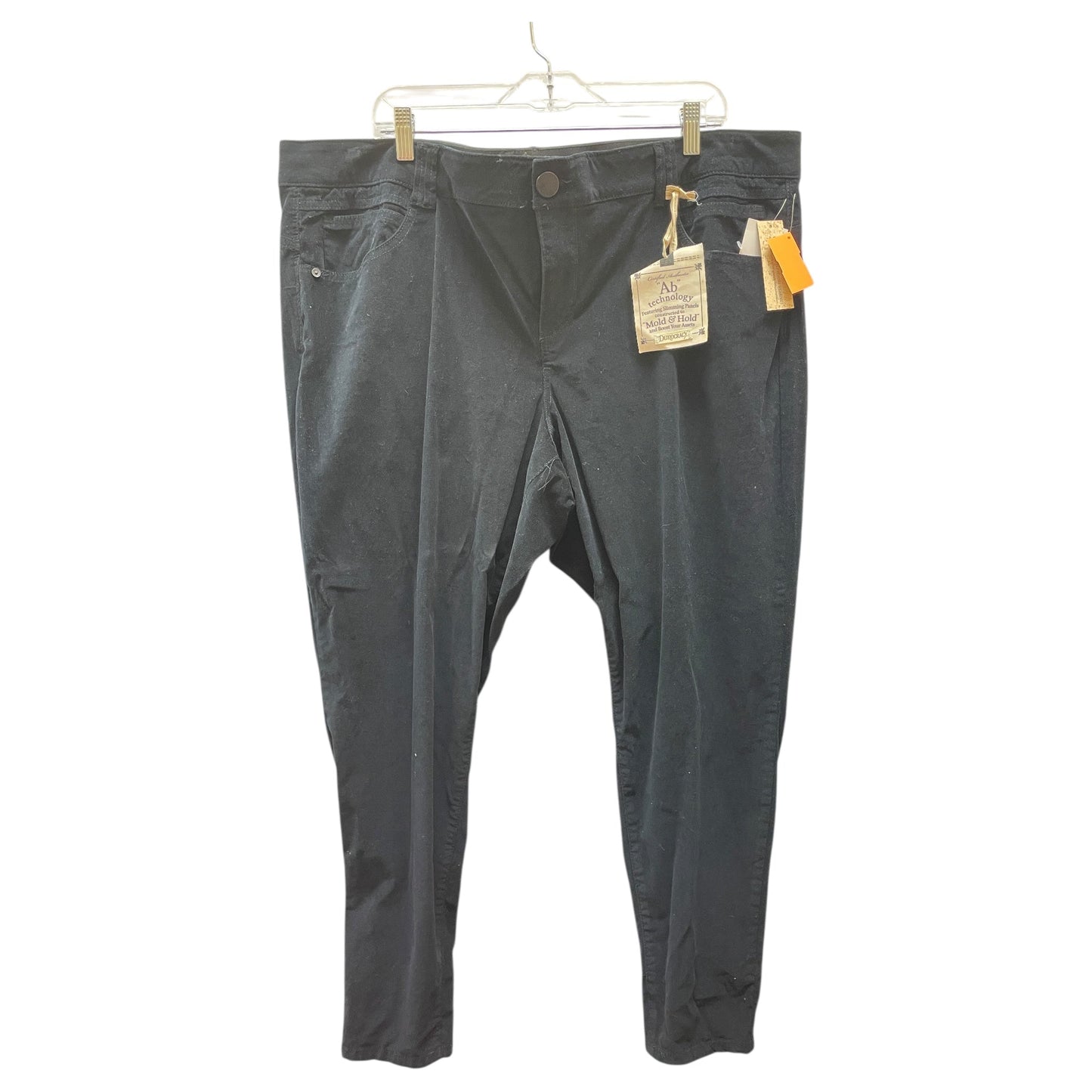 Pants Corduroy By Democracy In Black, Size:24