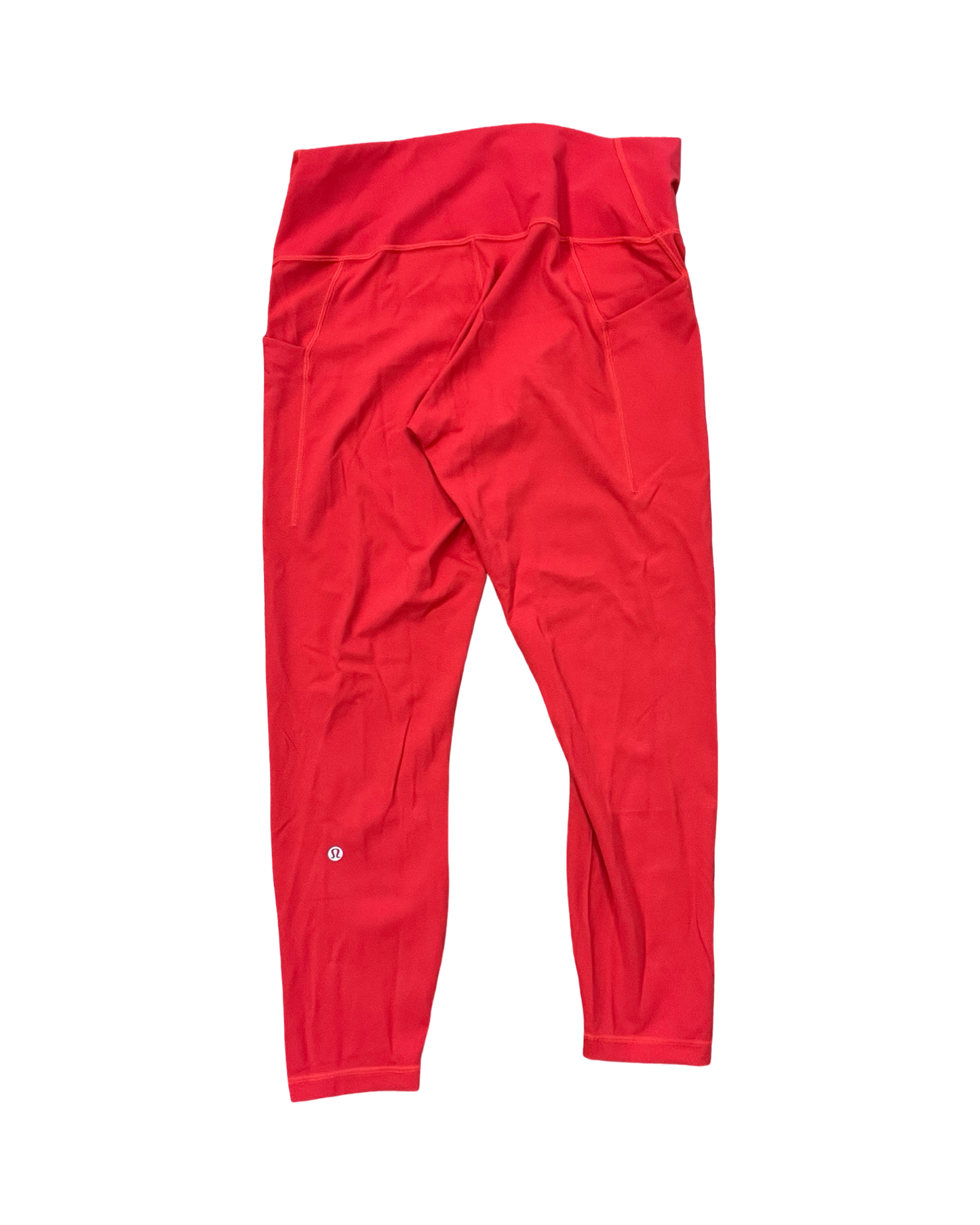 Athletic Pants By Lululemon In Red, Size:L