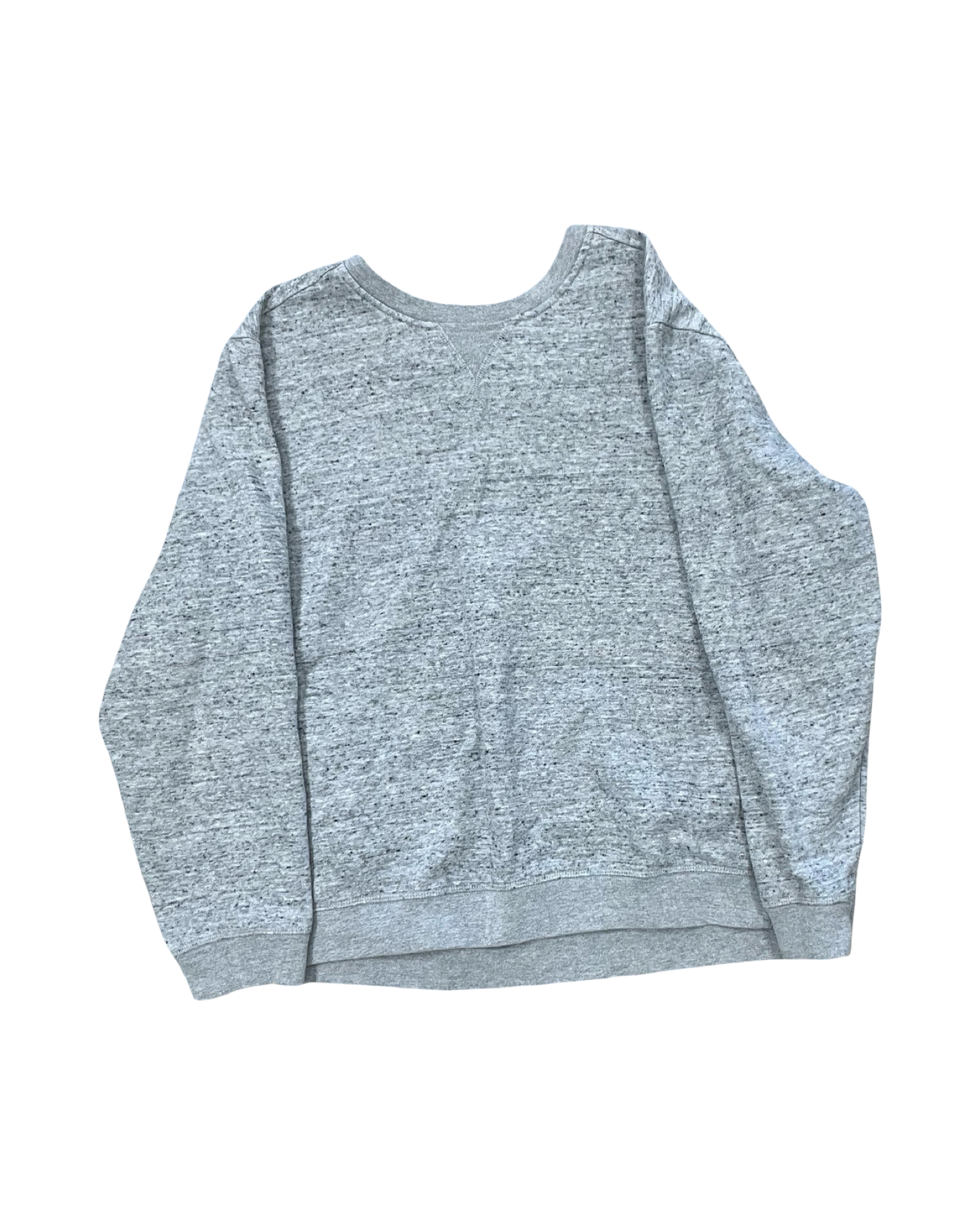Sweatshirt Crewneck By Karen Scott In Grey, Size:L