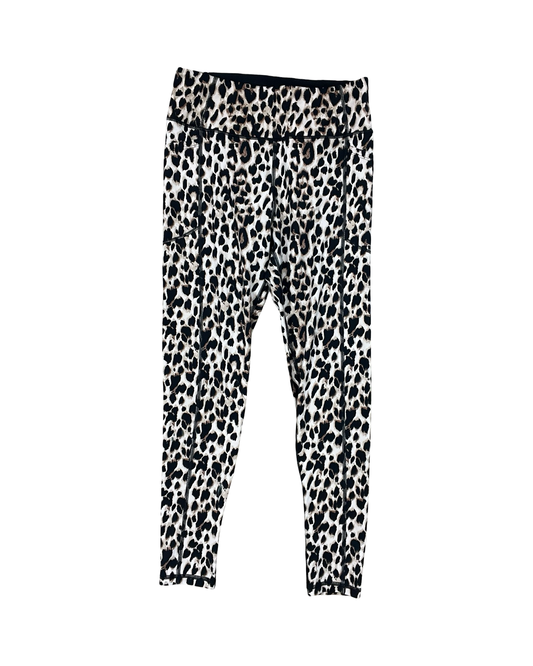 Athletic Leggings By Victorias Secret In Leopard Print, Size:L