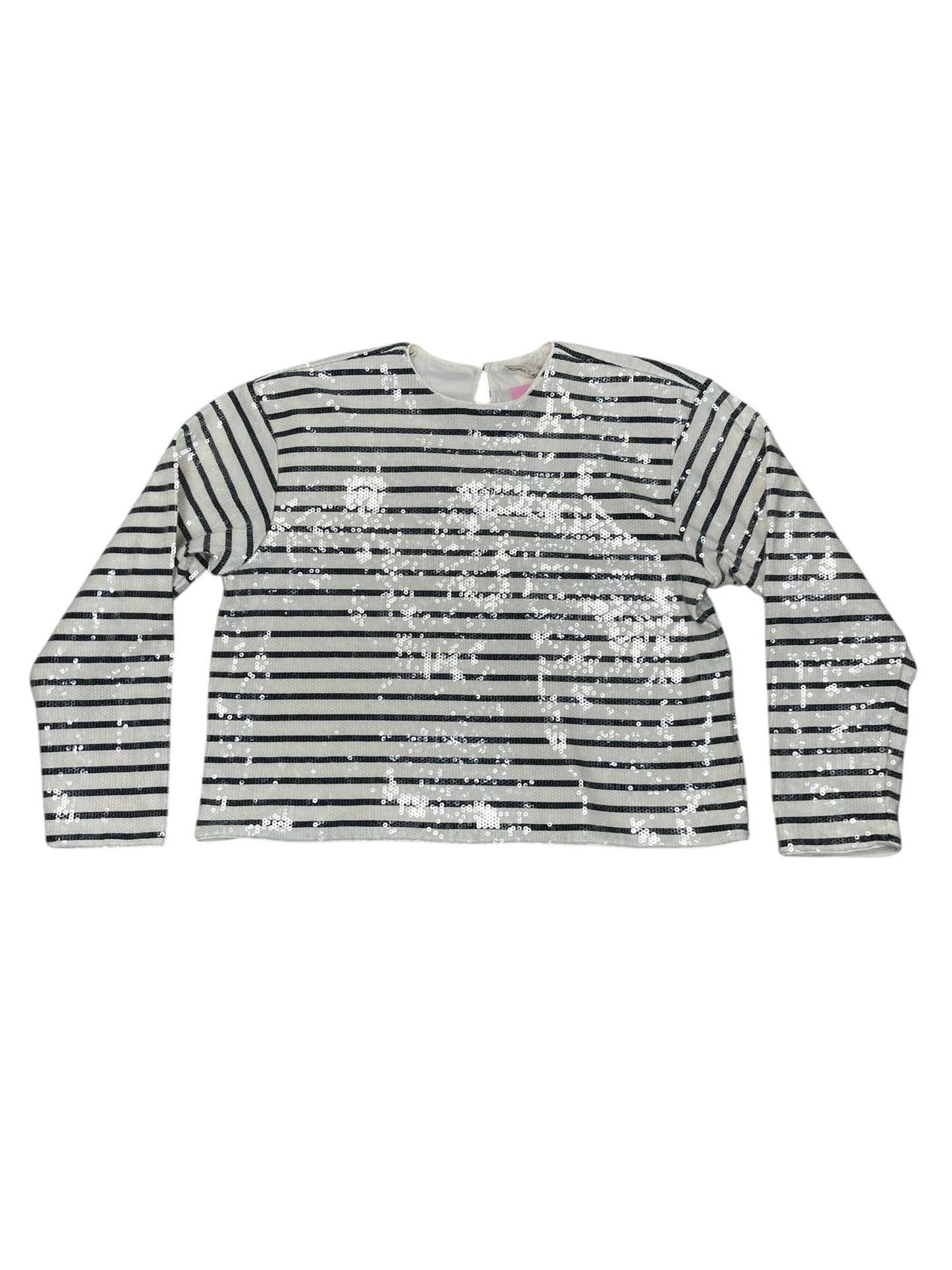 Top Ls By Frame In Striped Pattern, Size:L