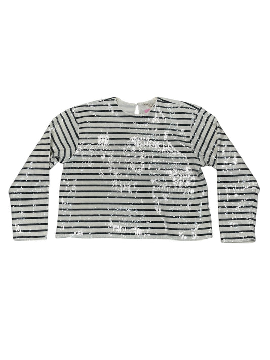 Top Ls By Frame In Striped Pattern, Size:L