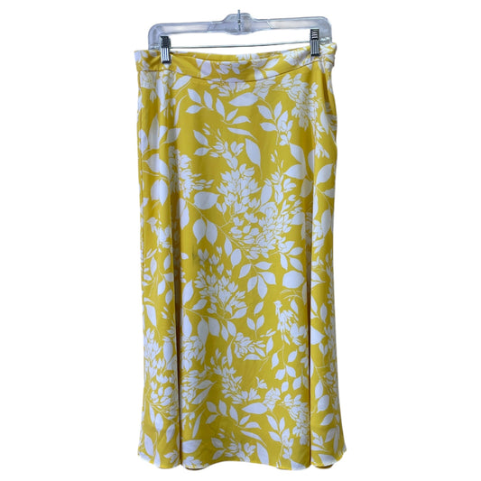 Skirt Maxi By Ann Taylor In Yellow, Size:10