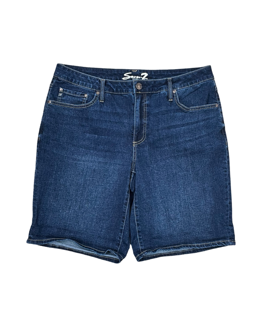 Shorts By Seven 7 In Blue Denim, Size:12