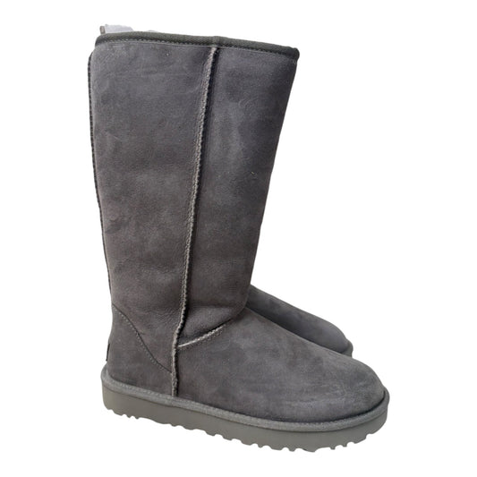 Boots Designer By Ugg In Grey, Size:9