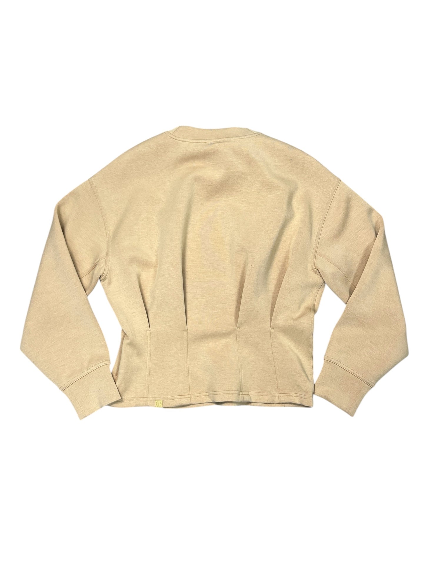Sweatshirt Crewneck By Lululemon In Gold, Size:M