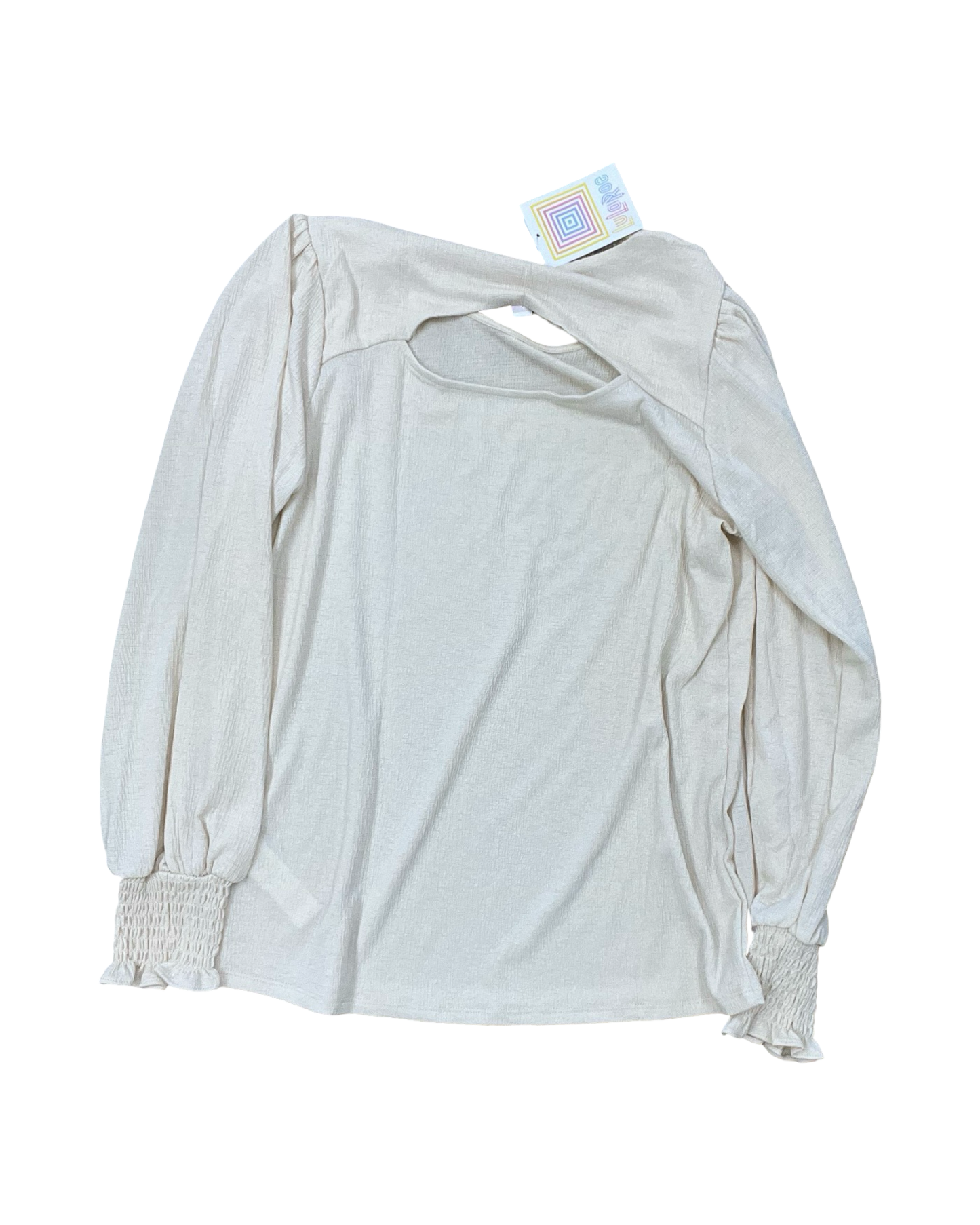 Top Ls By Lularoe In Cream, Size:S