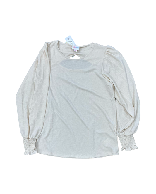 Top Ls By Lularoe In Cream, Size:S