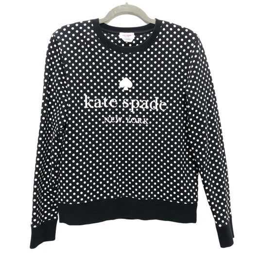 Sweatshirt Designer By Kate Spade In Black & White, Size:S