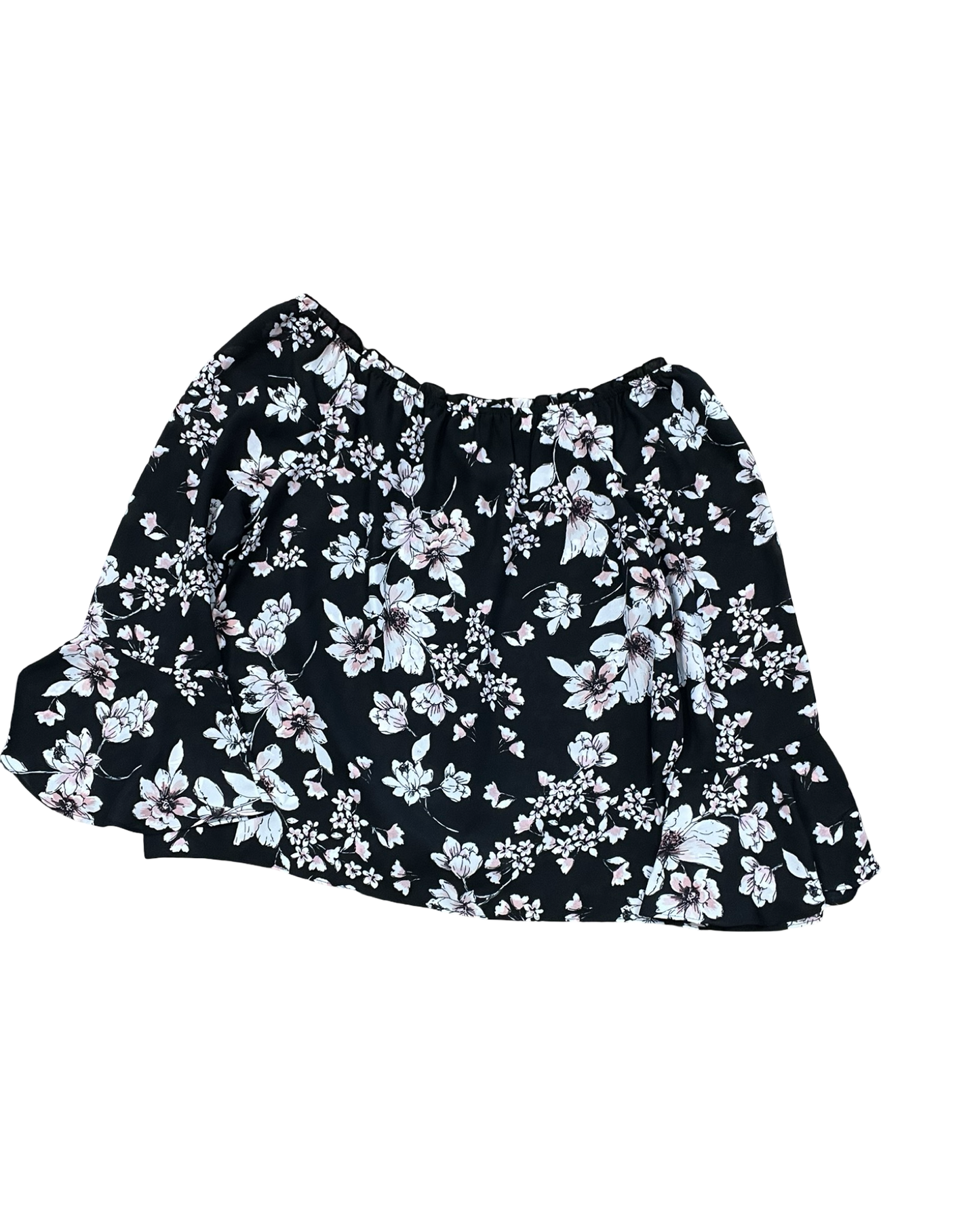 Top Ls By Fortune & Ivy In Black & Pink, Size:M