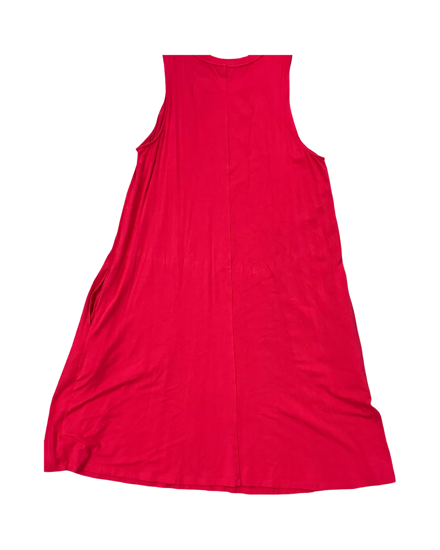 Dress Casual Midi By Time And Tru In Red, Size:L