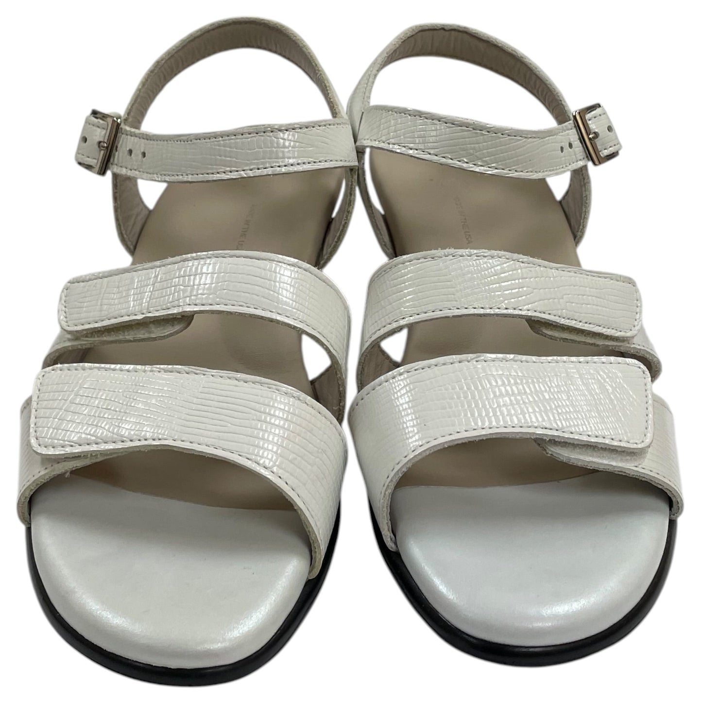 Sandals Heels Block By Sas In White, Size:8