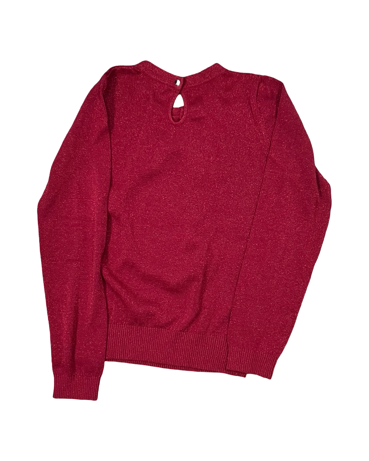 Sweater By Liz Claiborne In Red, Size:M