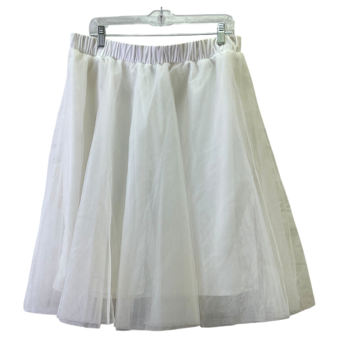 Skirt Midi By Ashley Stewart In White, Size:18