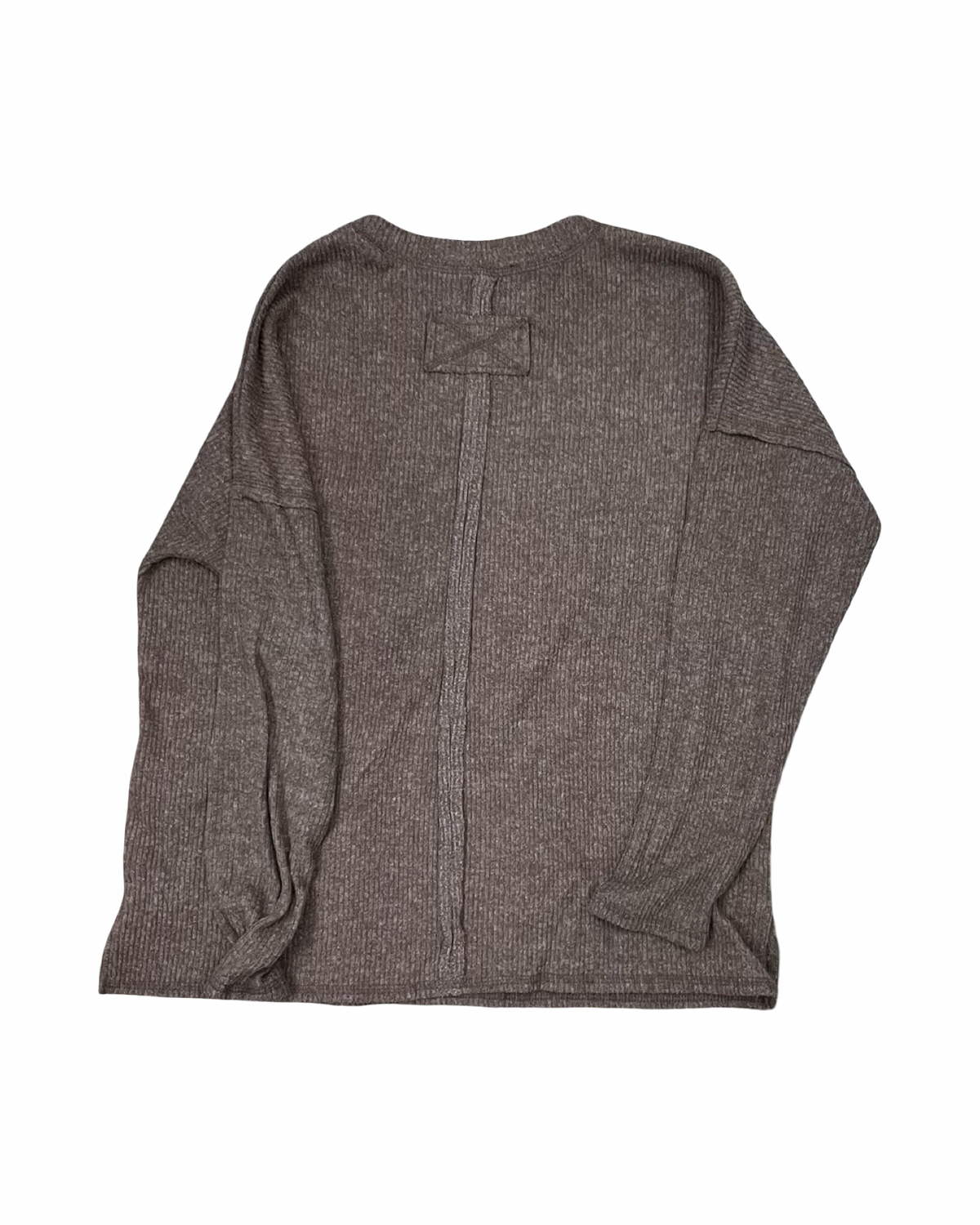 Top Ls By Zenana In Brown, Size:S