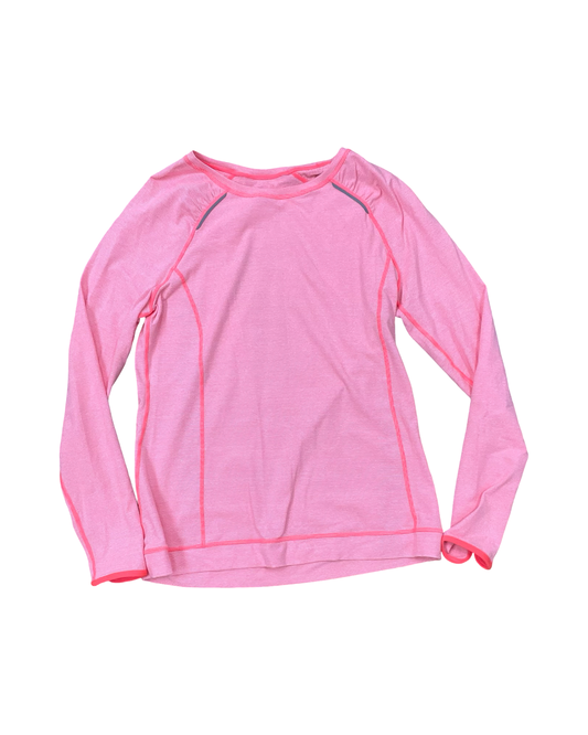 Athletic Top Ls Crewneck By Lucy In Pink, Size:L