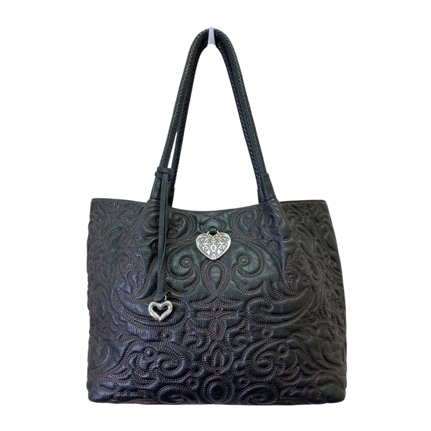 Tote Leather By Brighton In Black, Size:Large